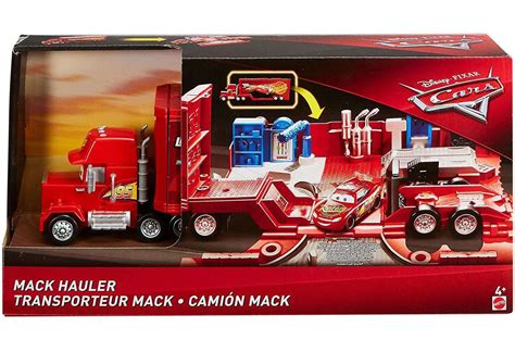 disney pixar cars cars  mack hauler playset mattel toys toywiz