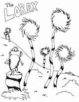 Lorax Seuss Sheets Albanysinsanity Rocks Coloringsun sketch template
