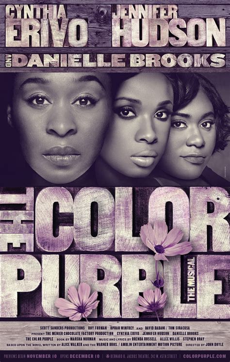 Exclusive See Poster For Broadway Revival Of The Color Purple Essence
