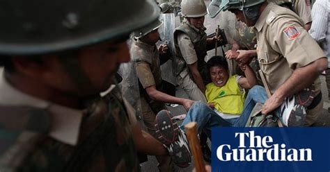 tibetan exiles protest in india in pictures world news the guardian