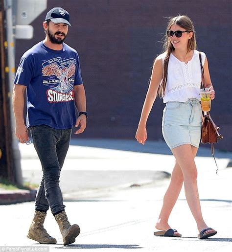 Shia Labeouf Enjoys Romantic Lunch Outing With Girlfriend