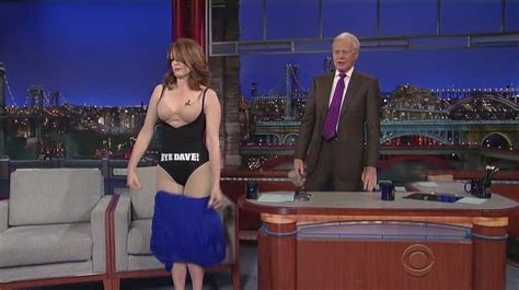 Naked Tina Fey In Late Show With David Letterman