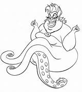 Ursula Disney Coloring Pages Walt Characters Fanpop sketch template