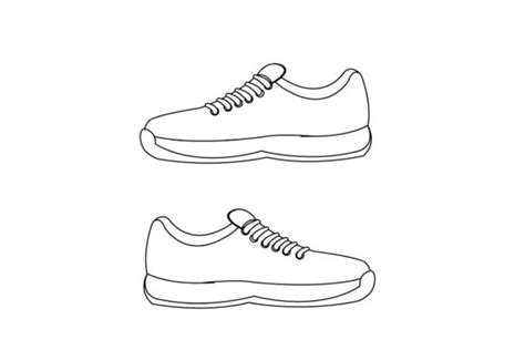 athletic running shoes coloring pages graphic  magangsiswasmk