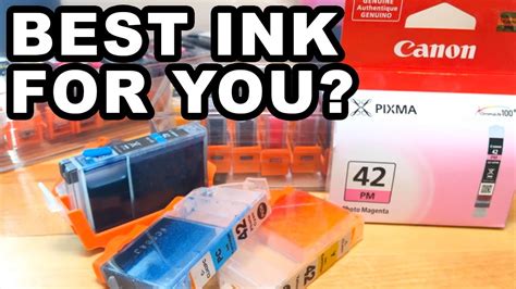 canon pro  ink options oem  party  refill youtube