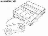 Nintendo Super Drawing Draw Drawingforall Stepan Ayvazyan Electronics Tutorials Posted sketch template