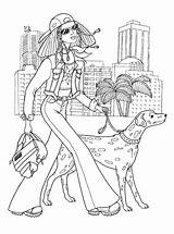 Coloring Pages Teens Teenagers Girls Color Awesome sketch template