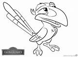 Zazu Lion Coloring Pages Guard King Printable Kids Print Color Getcolorings sketch template