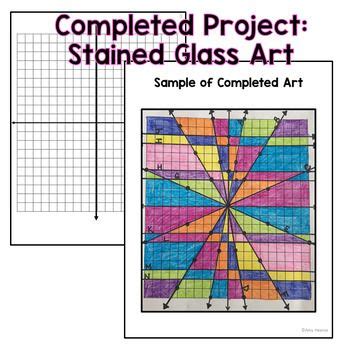 stained glass window project linear equations answers tessshebaylo