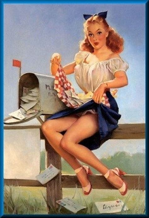 sale fan mail pin up elvgren made from original pinups