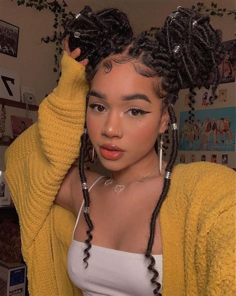 Pin By Destiney On Pretty Natural Hair Styles Aesthetic Hair Black
