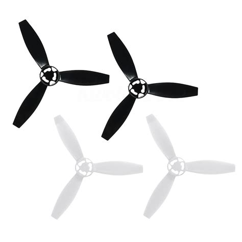 propellers props replacement parts blades  parrot bebop  drone black white  parts
