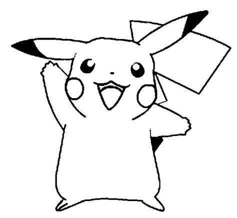 pikachu colouring pages