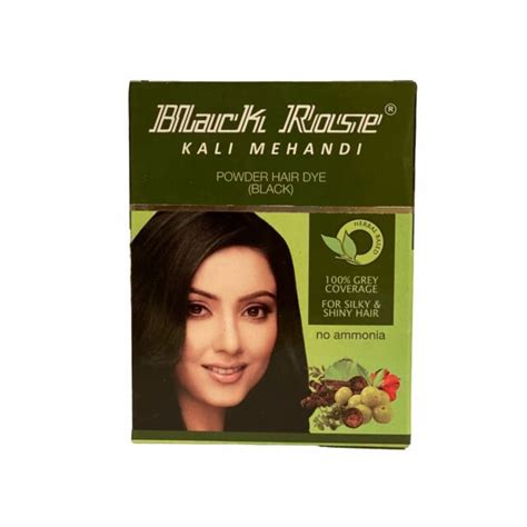 Black Rose Kali Mehandi Powder Hair Dye Black Ebay