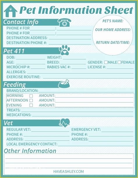 pet sitter contract template    printable pet sitter info