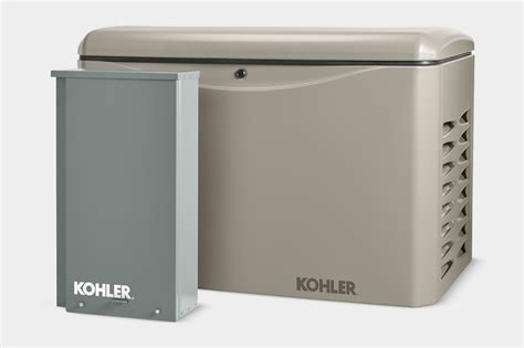 kohler kw air cooled dual fuel  ph generator  al encl  se ats included