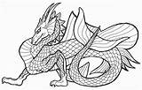Coloring Scary Pages Sea Cartoon Library Clipart Dragon sketch template