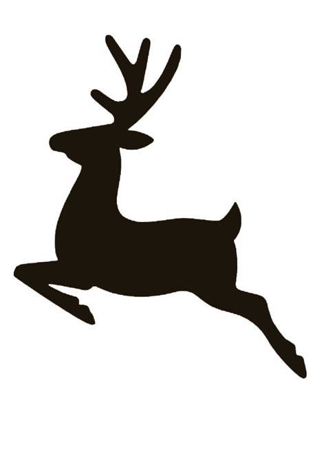 reindeer silhouette  idea room