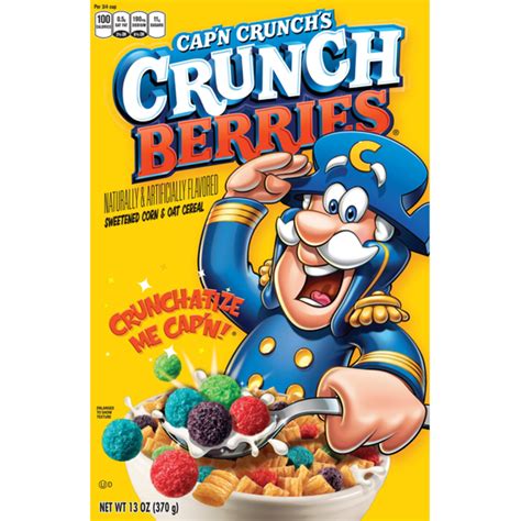 Captain Crunch Berries Cereal 13 Oz Gj Curbside