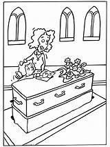 Funeral Coloring Pages Deceased Coloringpages1001 sketch template