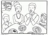 Coloring Thanksgiving Printable Pages Religious Popular sketch template
