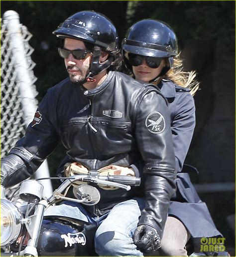 Keanu Reeves Motorcycle Ride With Mystery Blonde Photo 2923311