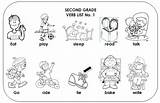 Verbs Verb Preschool sketch template