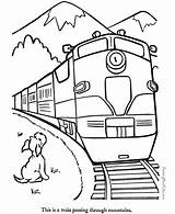 Coloring Pages Train Fe Santa Template sketch template