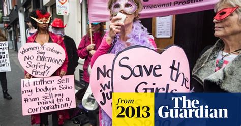 soho sex workers protest against forced evictions in london red light