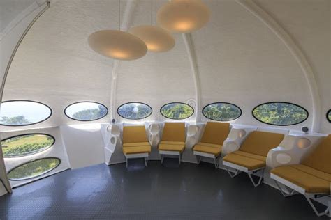 green ufo plastic futuro house designed by matti suuronen editorial