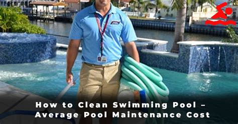clean swimming pool average pool maintenance cost