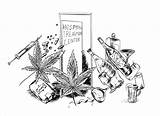 Drug Drawing Alcohol Addict Addiction Marijuana Vs sketch template