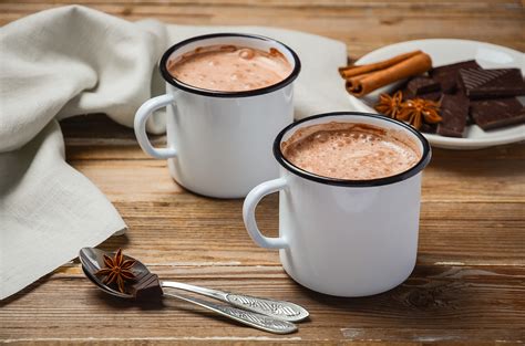 enjoy  hot chocolate  drink  healthy