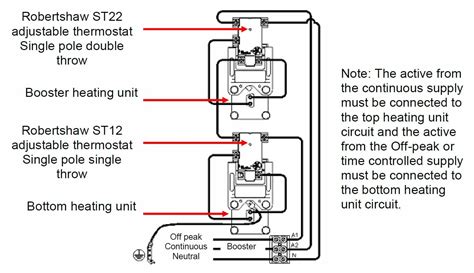 water heater thermostat wiring single element