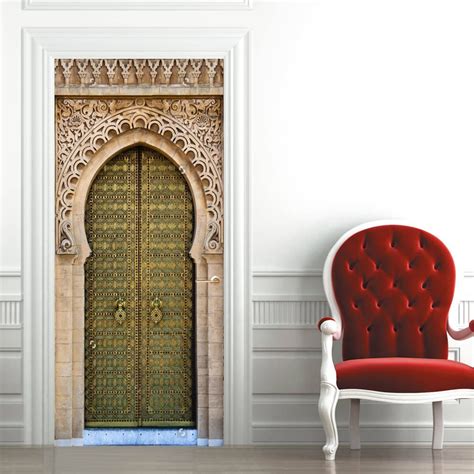 buy 3d customized royal mosque entrance door mural