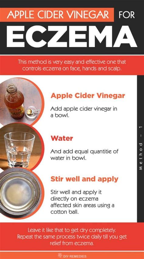how to get rid of eczema using apple cider vinegar