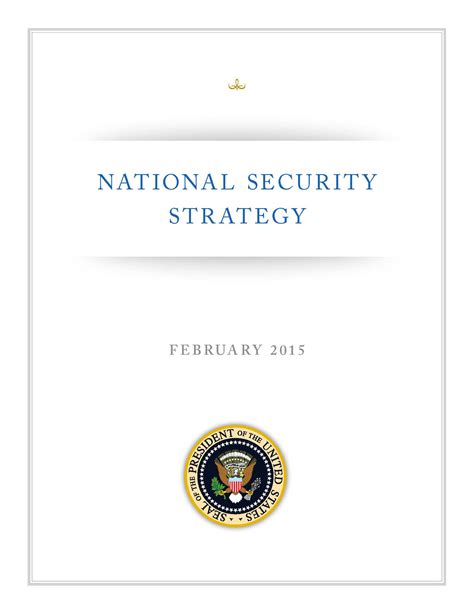 national security strategy