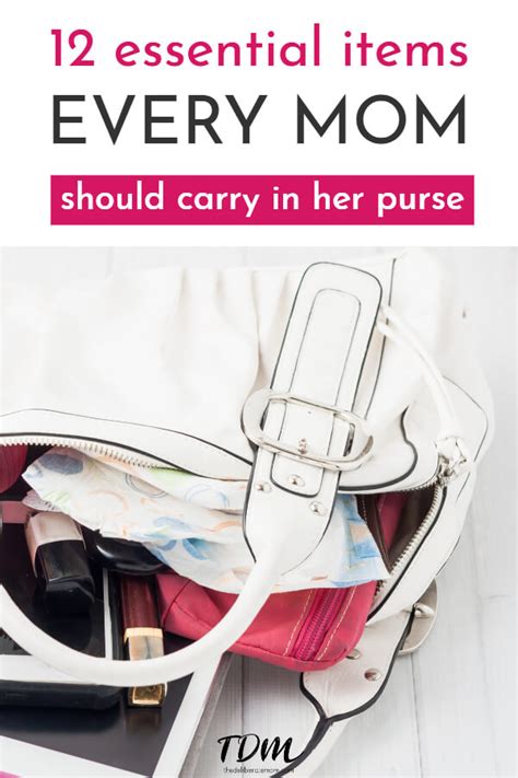 12 Essential Items Every Mom Should Have In Her Purse