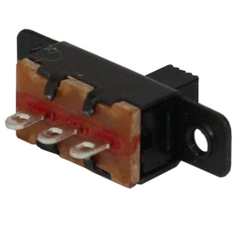 ss 12f16 1p2t slide switch vertical dip type with 2 screw holes