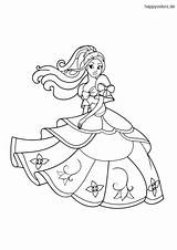 Prinzessin Blumenkleid Ausmalbilder Fabeln Prinzessinnen Malvorlage sketch template