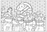 Ghostbusters Colorare sketch template