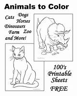 Coloring Animal Pages Kids Printable Sheets Raisingourkids Animals Zoo Book Raising Colouring Print Preschool Cat Fun Great Dogs sketch template