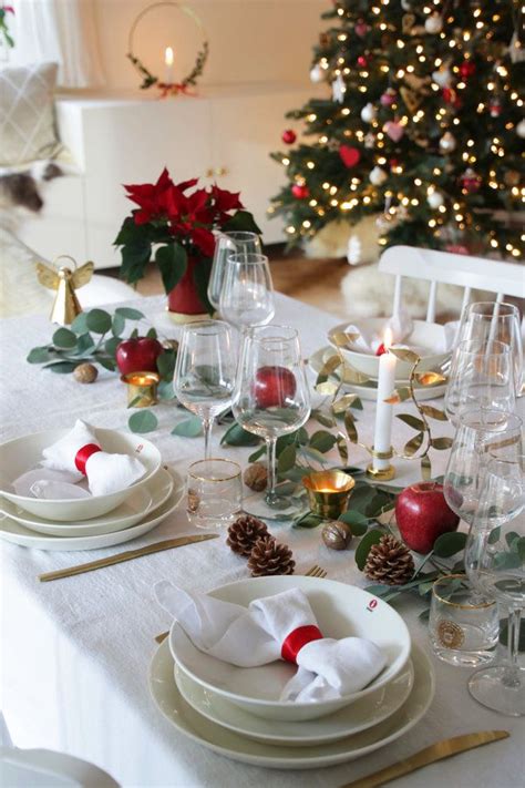 table setting christmastime tischdeko weihnachten tischdekoration
