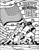 Memorial Coloring Pages Printable Happy Flag Kids Drawing Color Sheets Sheet Adult Toddlers Preschoolers Crafts Getdrawings Activities Allegiance Pledge Print sketch template