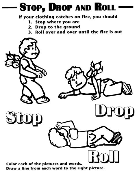 printable coloring pages fire prevention coloring books