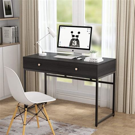 tribesigns computer desk modern simple   home office desk study table writing desk