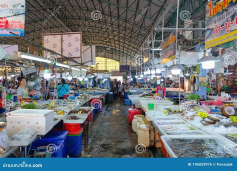 atmosphere  seafood market  hua hin district editorial photo image  tourist asia