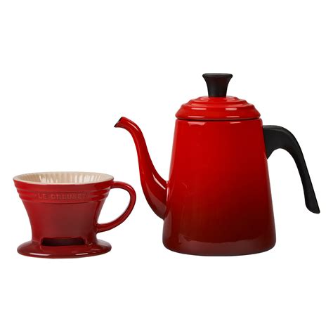 pour  coffee maker white le creuset touch  modern