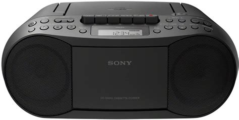 sony cfd s70 portable cd cassette boombox player with radio stereo rms