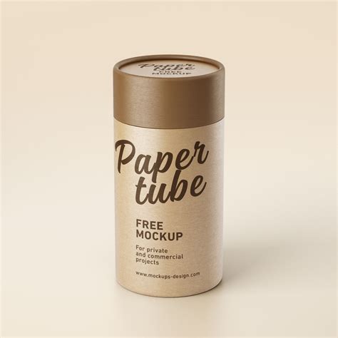 paper tube packaging mockup psd good mockups